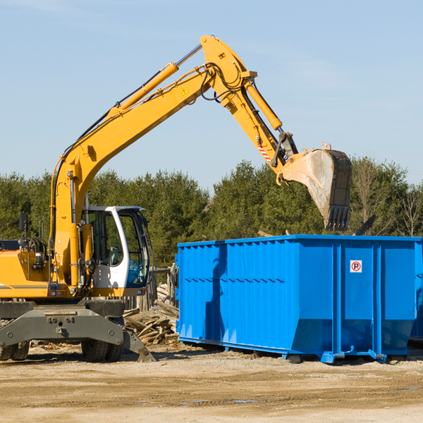 can i choose the location where the residential dumpster will be placed in Holtwood